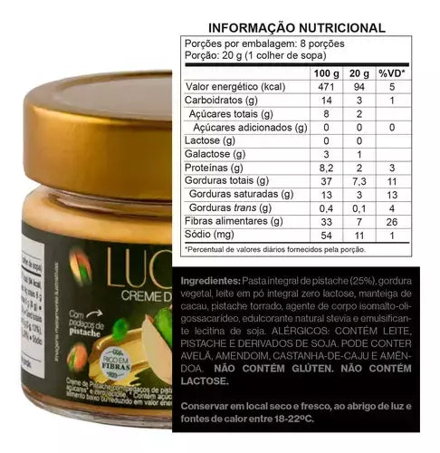 Creme de Pistache 160g - Luckau
