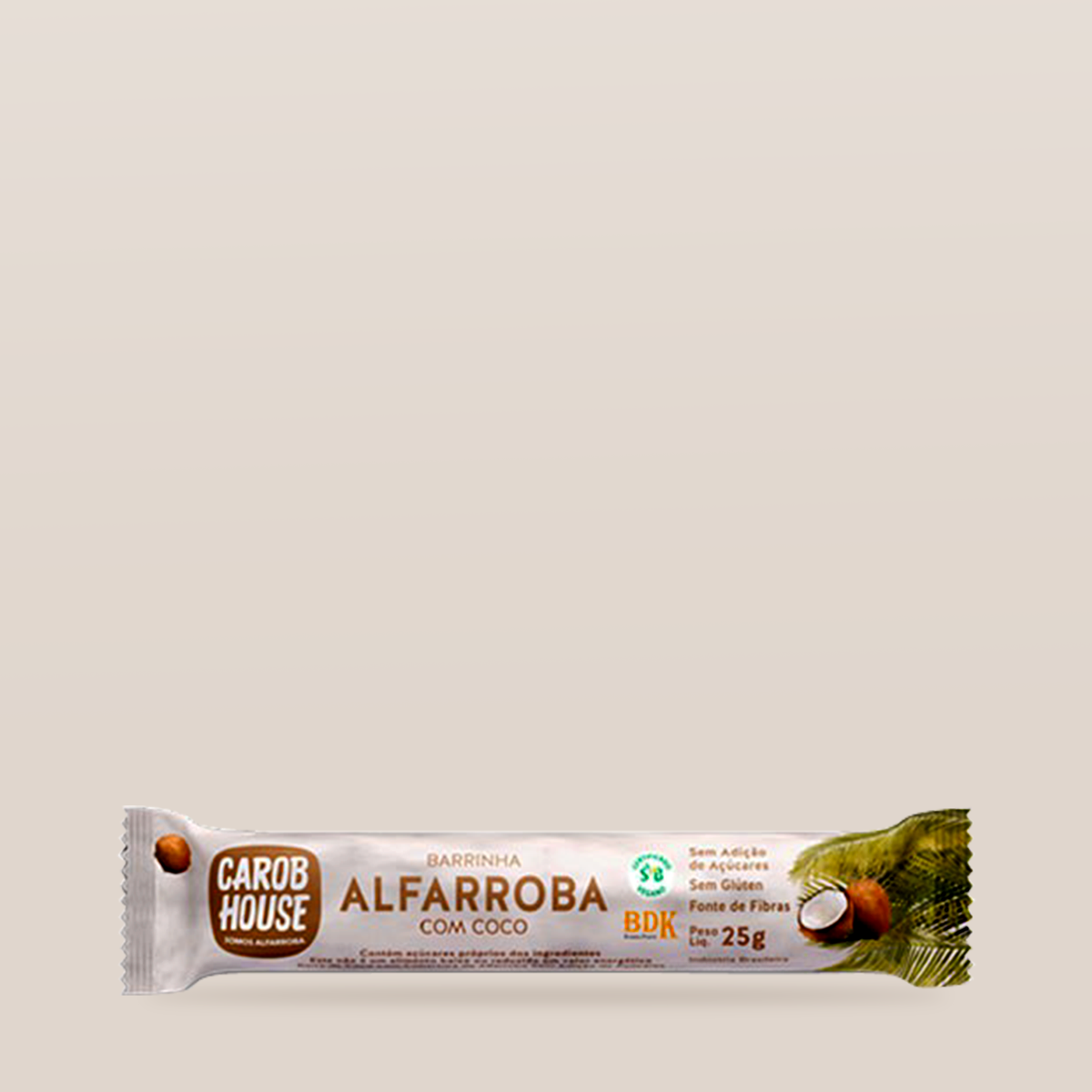 Barrinha de Alfarroba com Coco 25g - Carob House