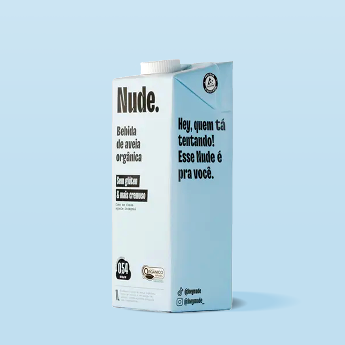 Bebida de Aveia Orgânica Integral 1L - Nude