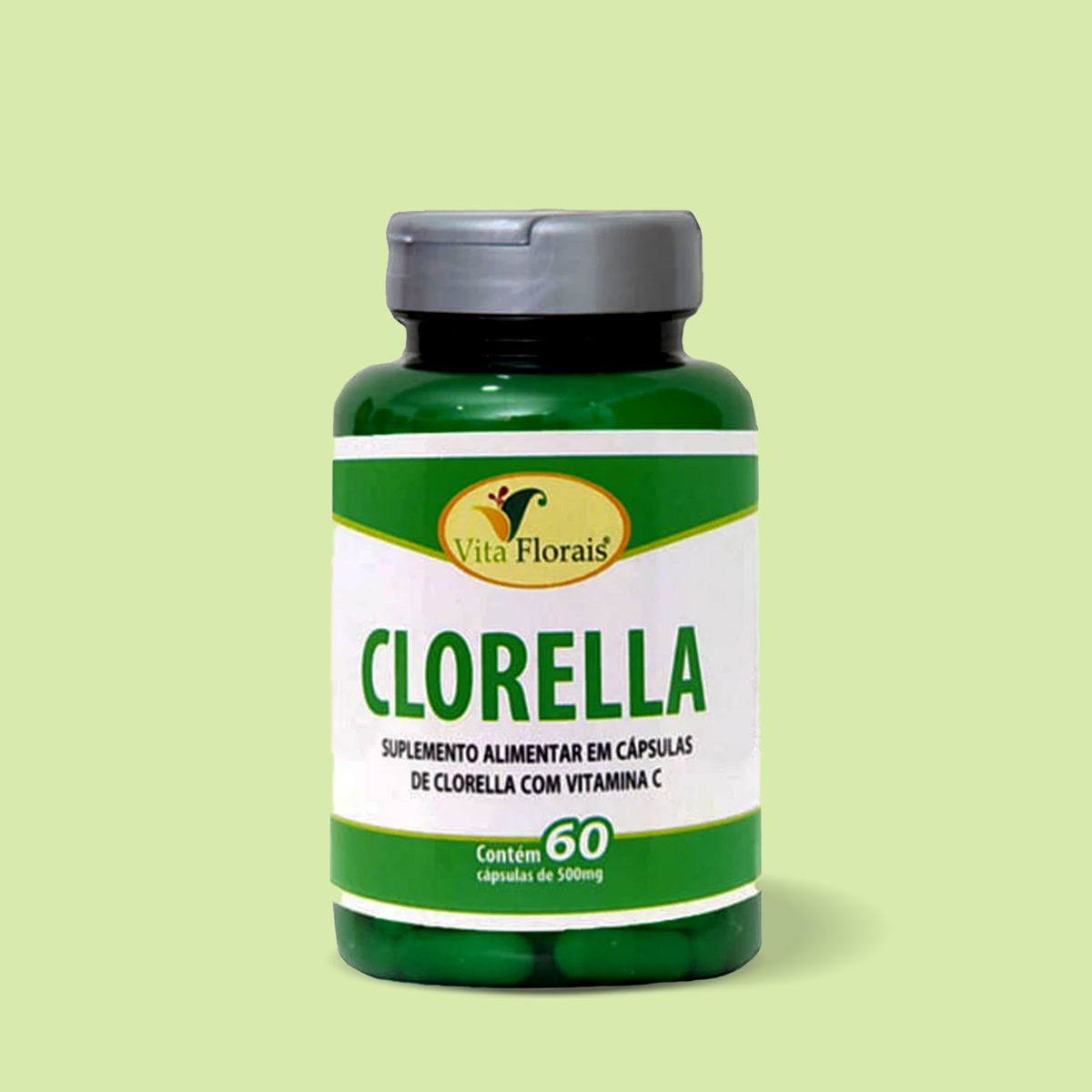 Clorella em Cápsulas 500mg - Vita Florais