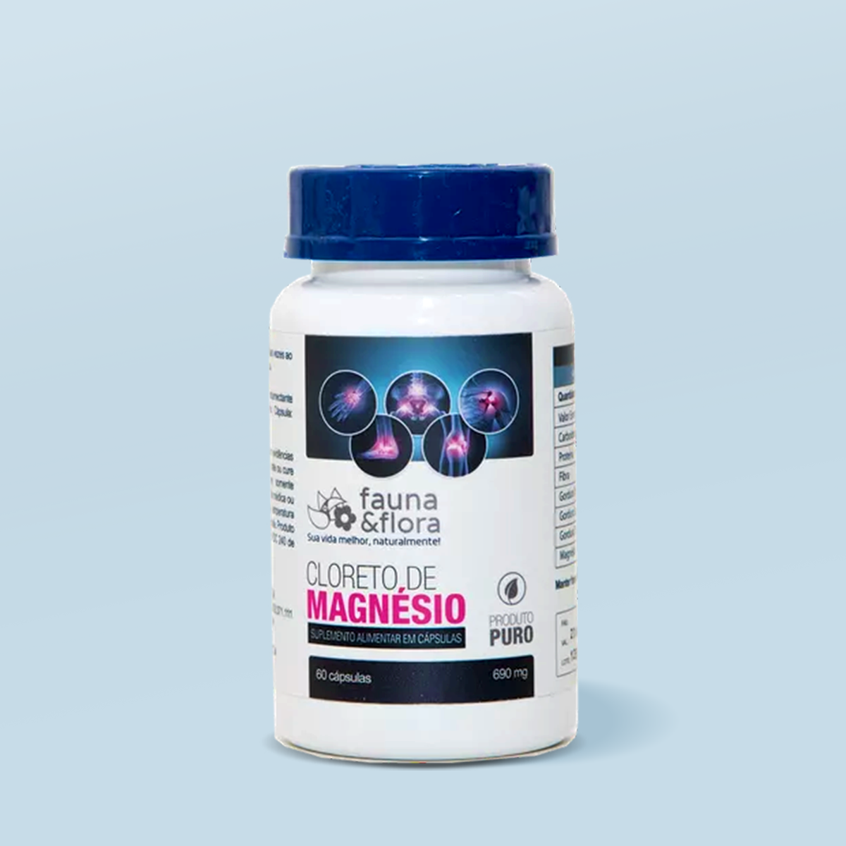 Cloreto de Magnésio em Cápsulas 690mg - Fauna & Flora