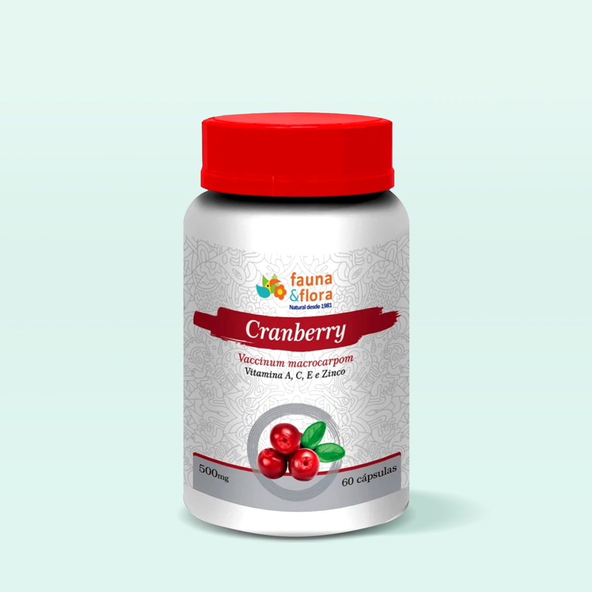 Cranberry em Cápsulas 640mg - Fauna & Flora