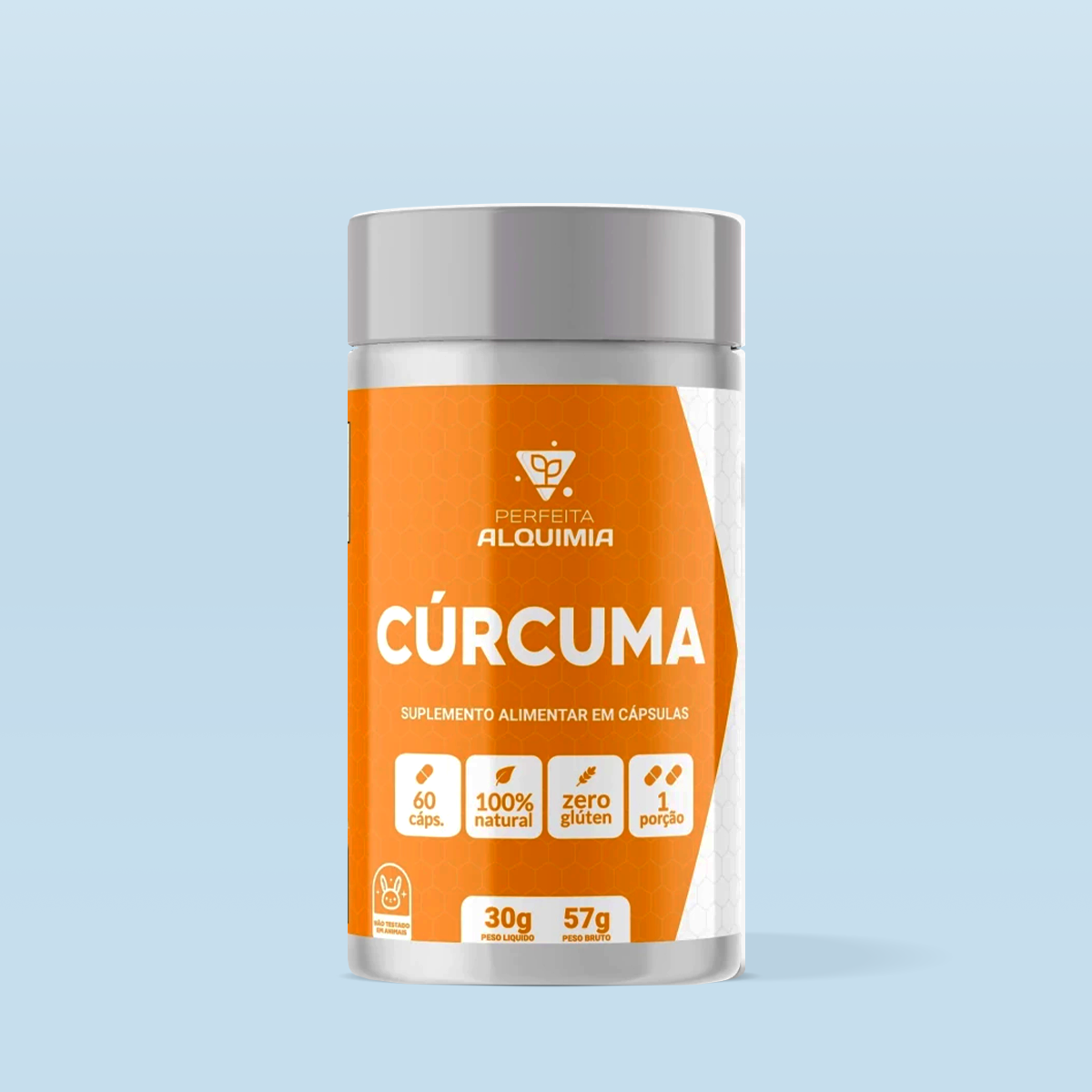 Cúrcuma em Cápsulas 500mg - Perfeita Alquimia