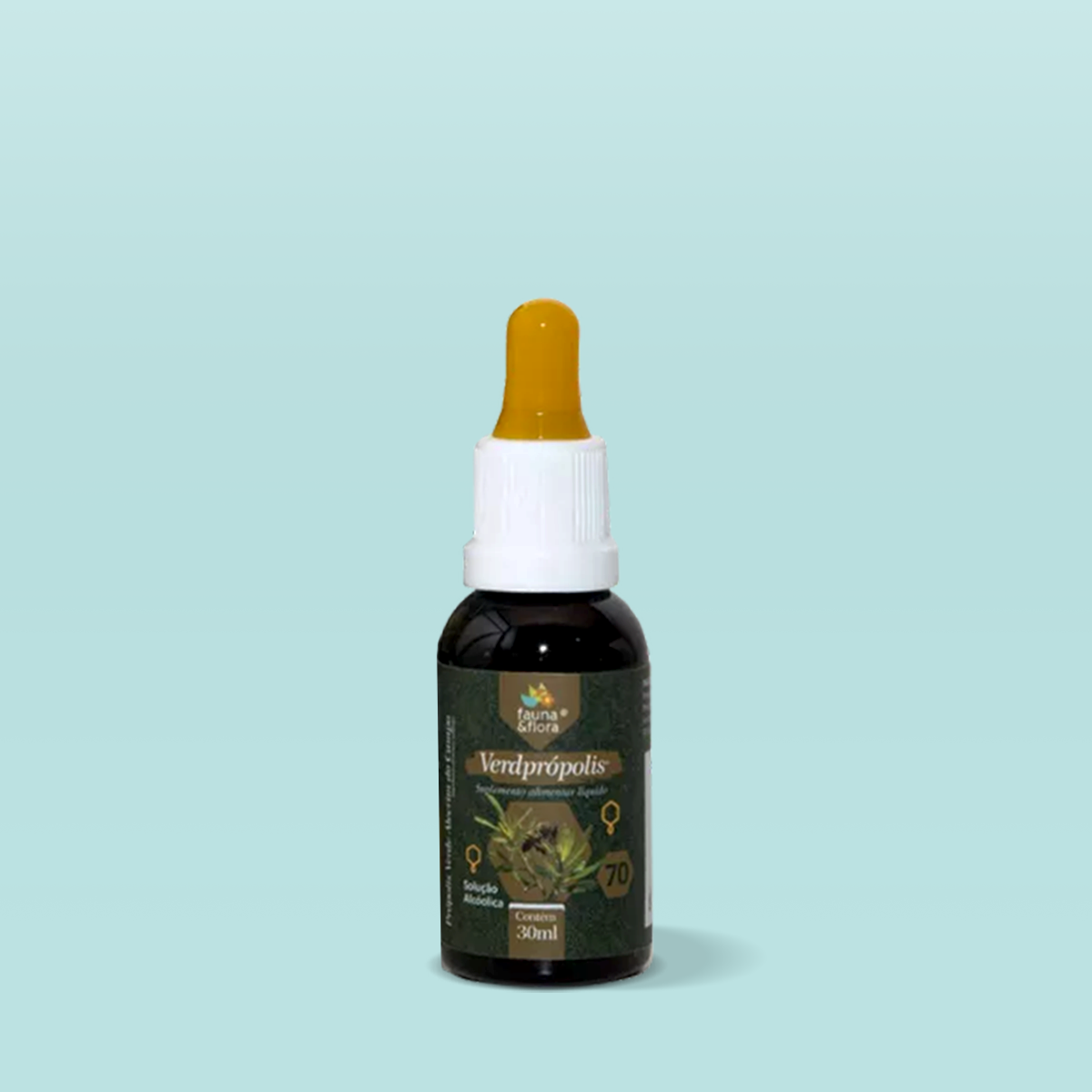 Extrato de Própolis Verdprópolis Solução Alcoolica 70% 30ml - Fauna & Flora