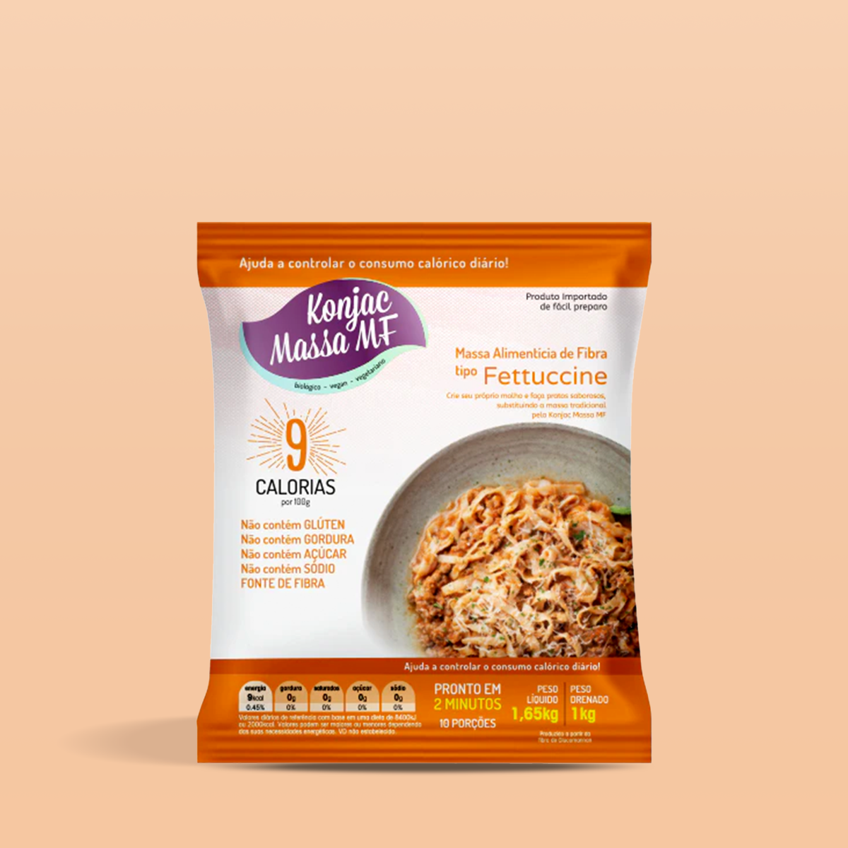 Konjac Fetuccine Fitness 200g - Konjac Massa MF