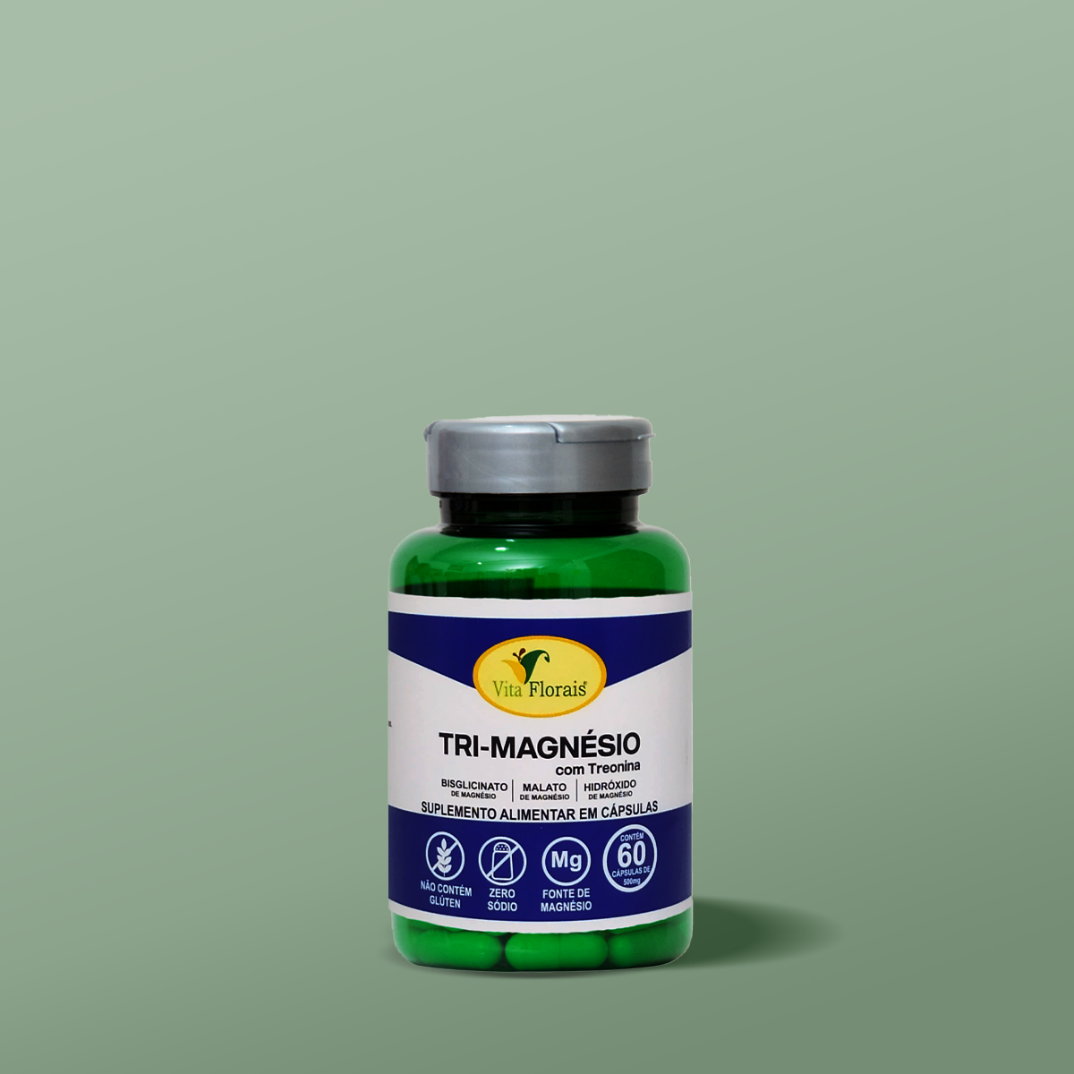 Tri Magnésio em Cápsulas 500mg - Vita Florais