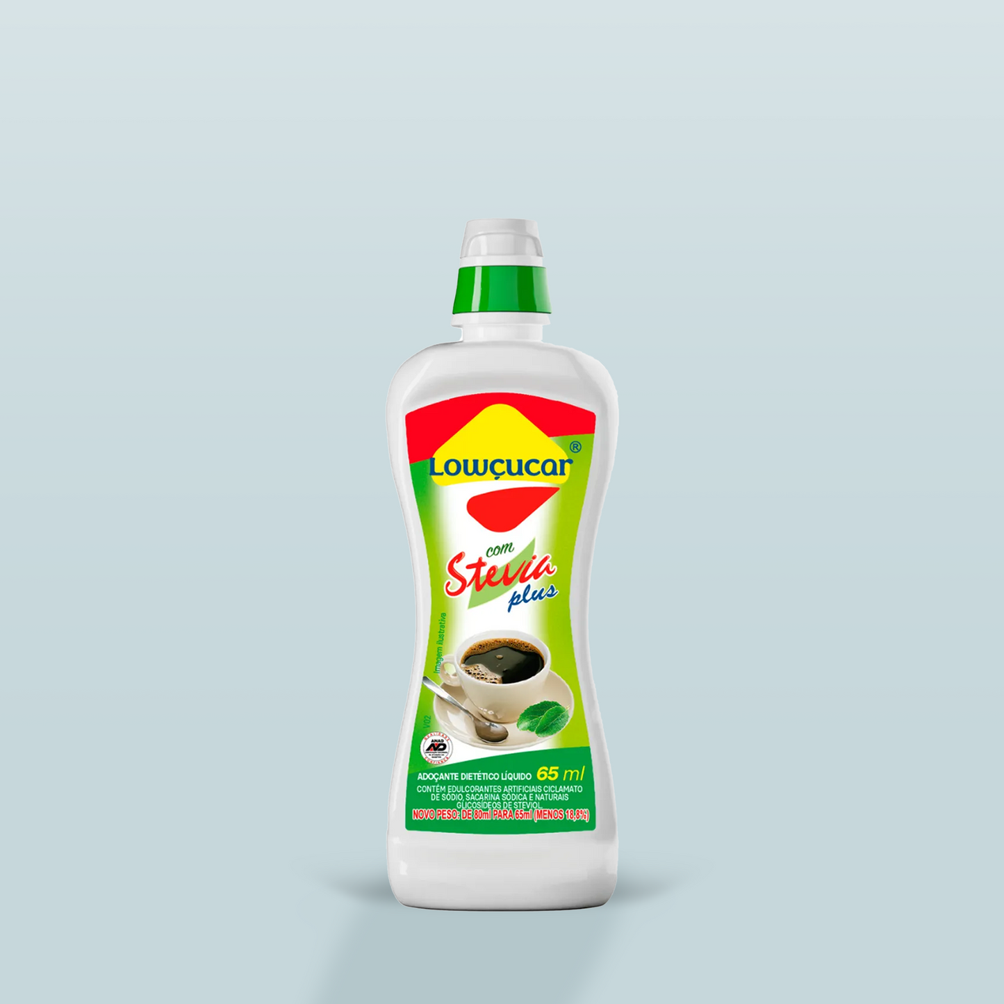 Adoçante Dietético Stevia Plus 65ml - Lowçucar