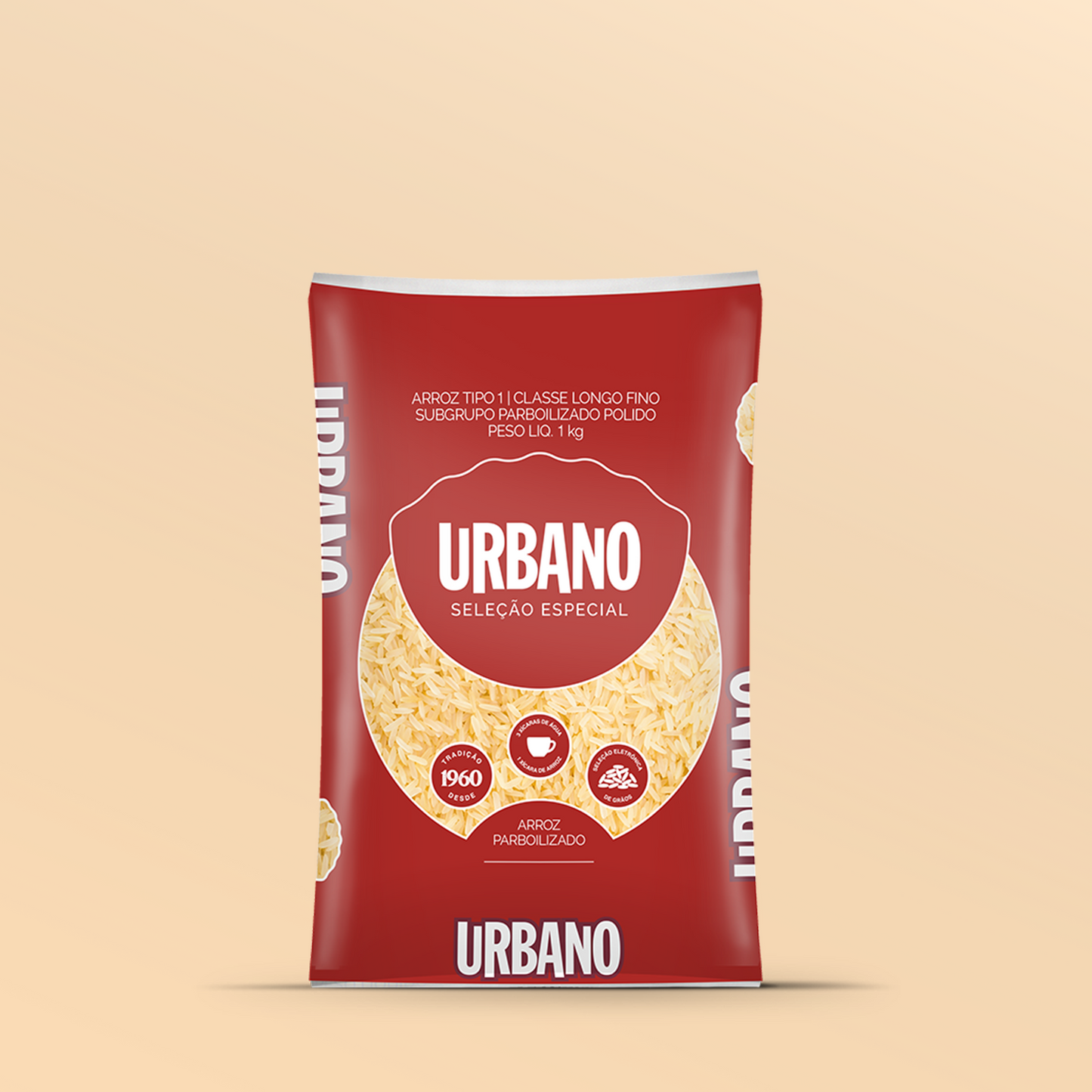 Arroz Integral Parbolizado 1 Kg - Urbano