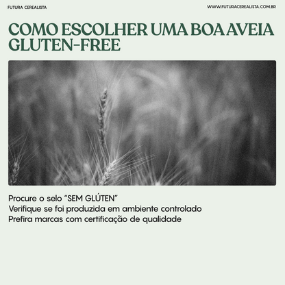 Aveia em Flocos Grossos sem Glúten A Granel