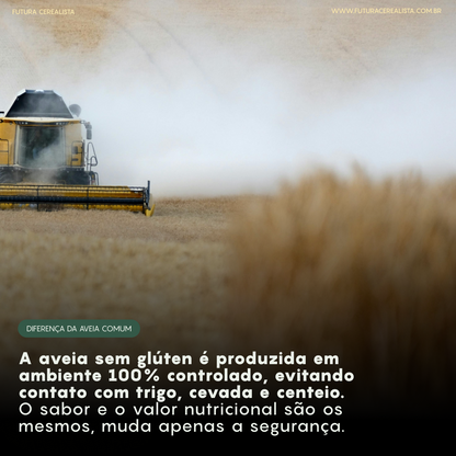 Aveia em Flocos Grossos sem Glúten A Granel