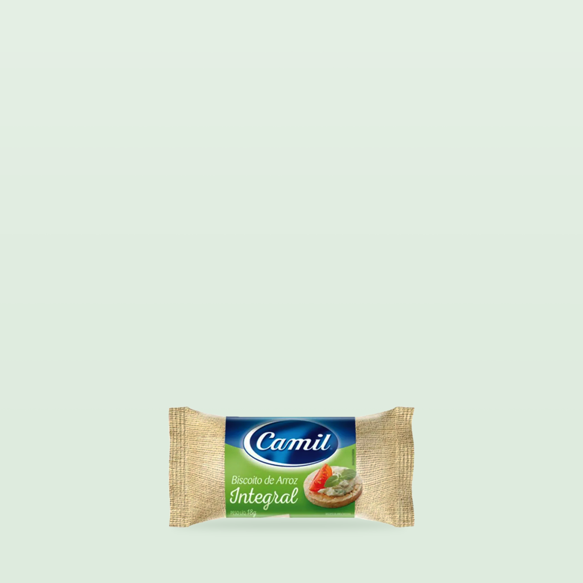 Biscoito de Arroz Integral 18g - Camil
