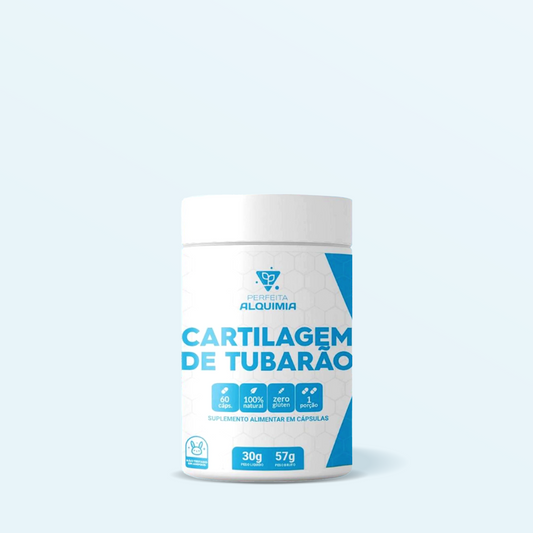 Cartilagem de Tubarão em Cápsulas 60 un - Perfeita Alquimia