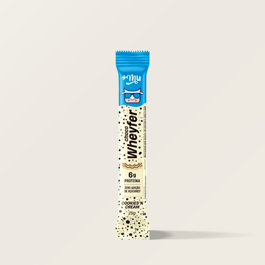 Choco Wheyfer Sabor Cookies 'n Cream 25g - +Mu