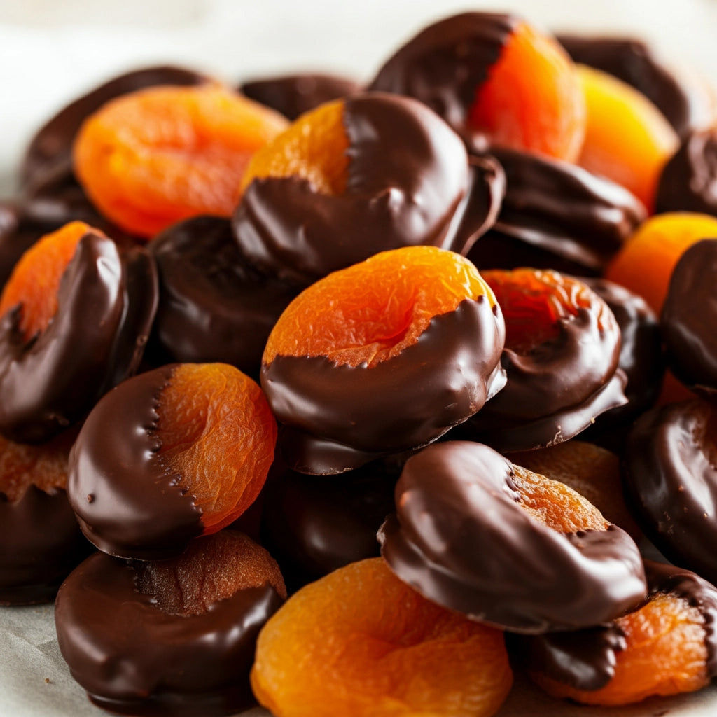 Damasco Banhado em Chocolate 70% A Granel