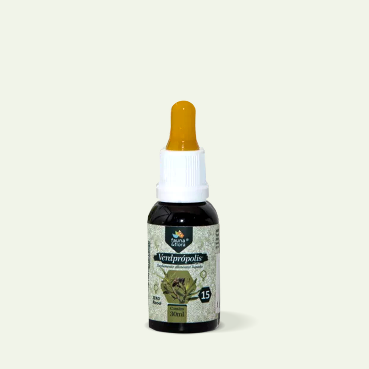 Extrato de Própolis VerdPrópolis Zero Álcool 15% 30ml - Fauna & Flora
