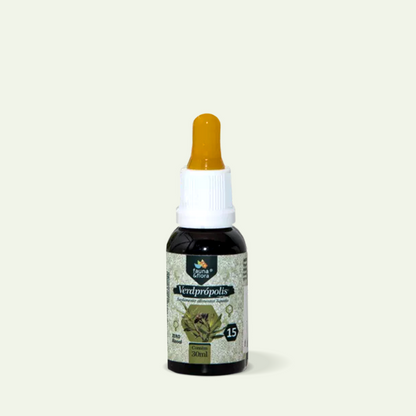 Extrato de Própolis VerdPrópolis Zero Álcool 15% 30ml - Fauna & Flora
