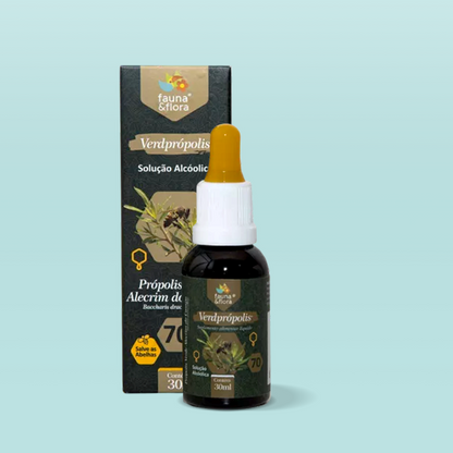 Extrato de Própolis Verdprópolis Solução Alcoolica 70% 30ml - Fauna & Flora