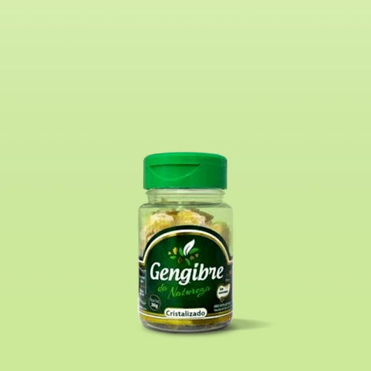 Gengibre Cristalizado 40g - Da Natureza