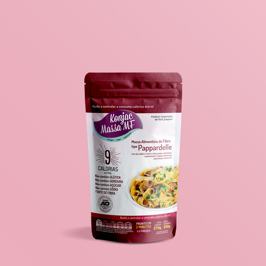Konjac Parpadelle Baixo em Carboidratos 200g - Konjac Massa MF
