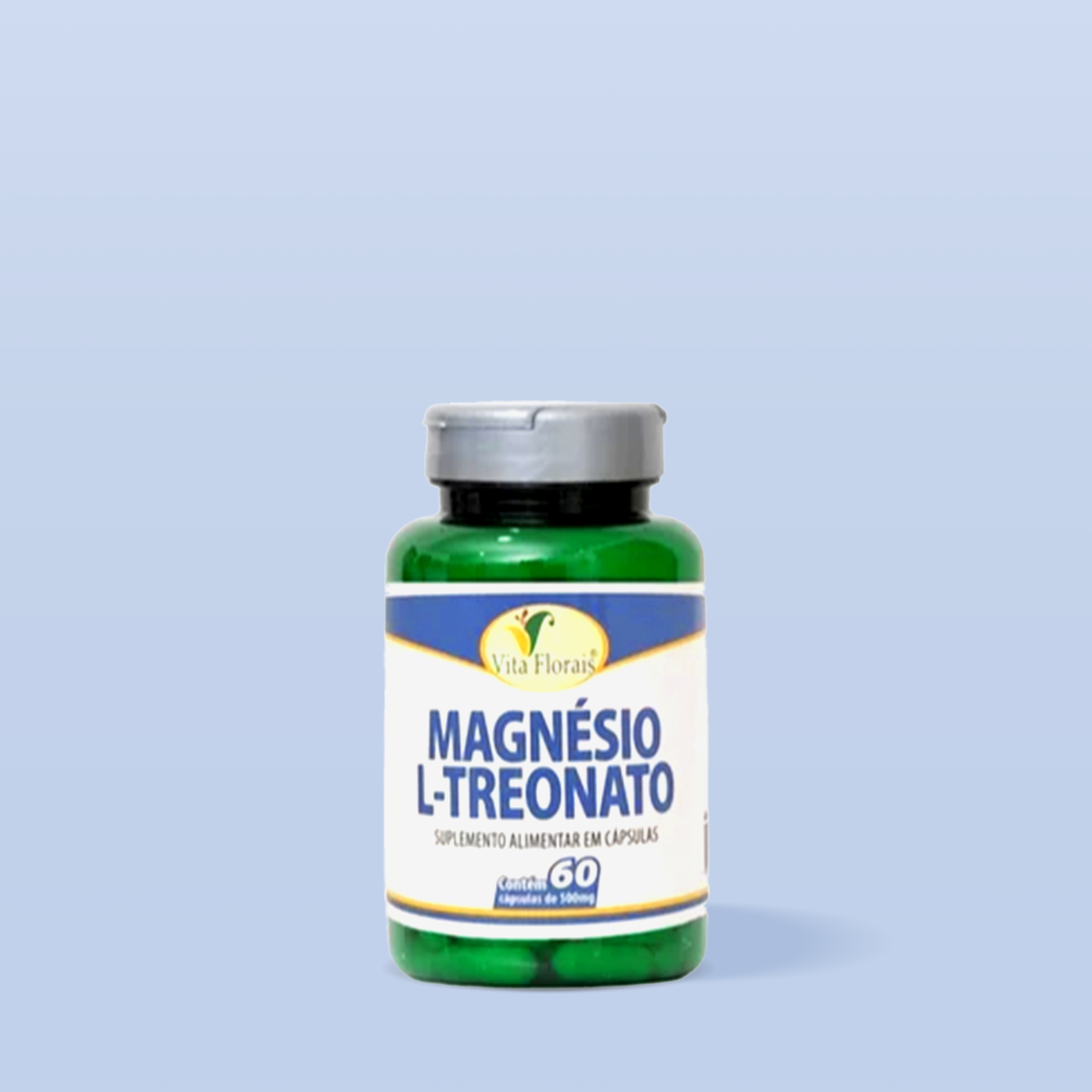 Magnésio L-Treonato em Cápsulas 500mg - Vita Florais