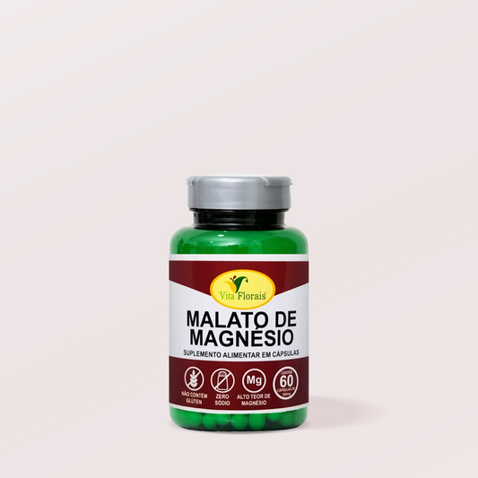 Magnésio Quelato em Cápsulas 500mg - Vita Florais