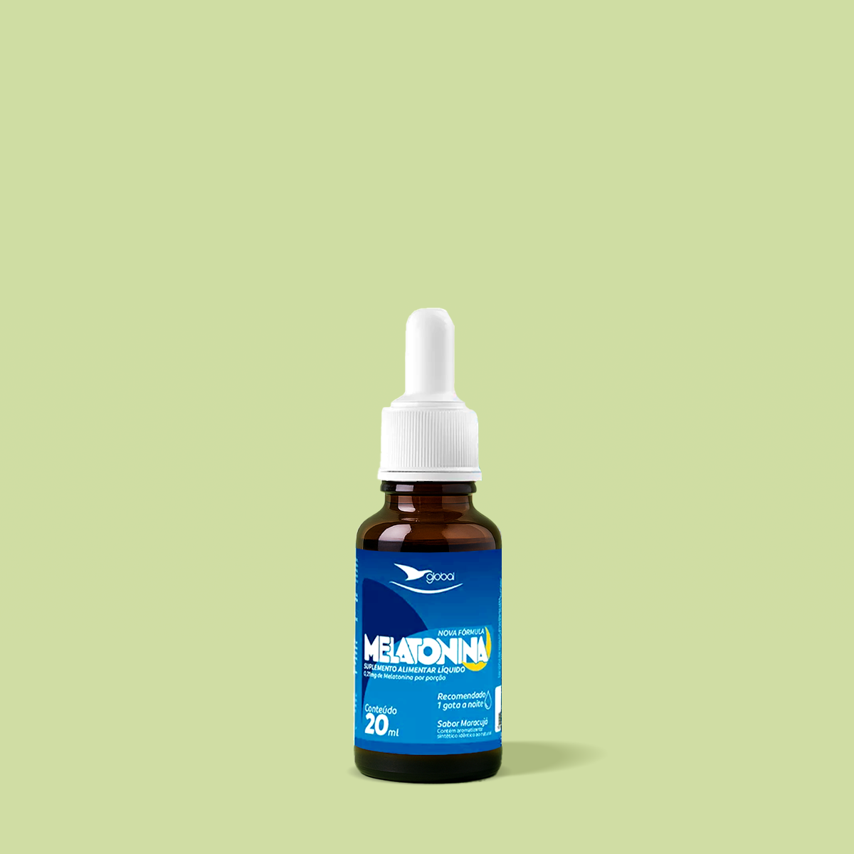 Melatonina Líquida Sabor Maracujá 20ml - Global Suplementos