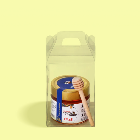 Mel de Flores de Assa-Peixe Kit com Pegador 220g - Apiário Santo Antônio