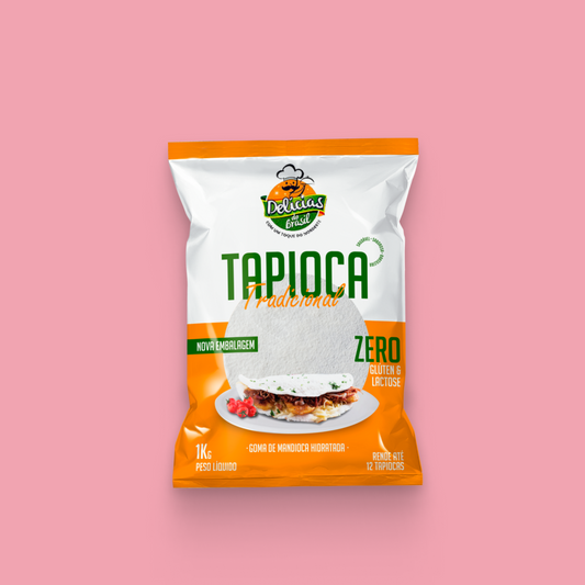 Tapioca Tradicional 1 Kg - Delícias do Brasil