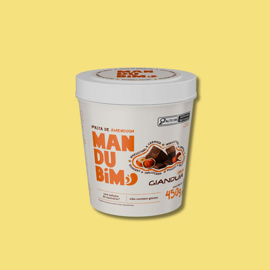 Pasta de Amendoim Sabor Gianduia 450g - Mandubim