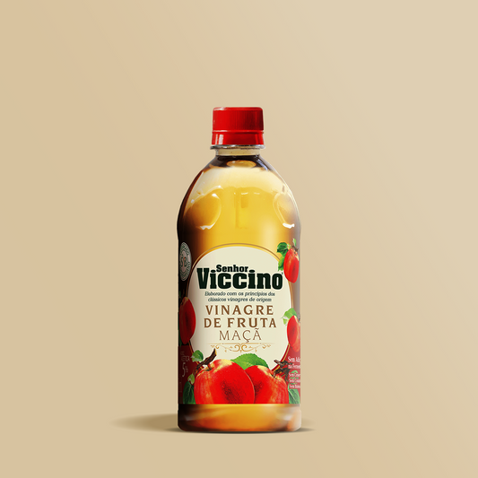 Vinagre de Maçã 5% Acidez 500ml - Senhor Viccino