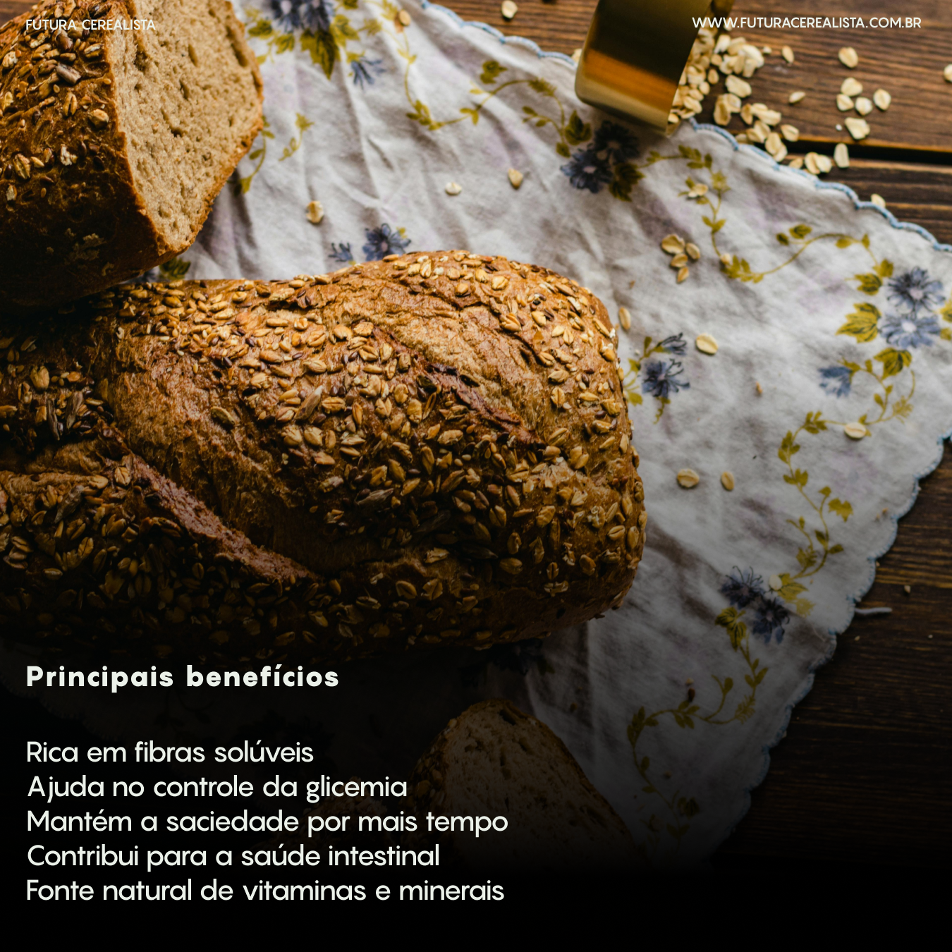 Aveia em Flocos Grossos sem Glúten A Granel